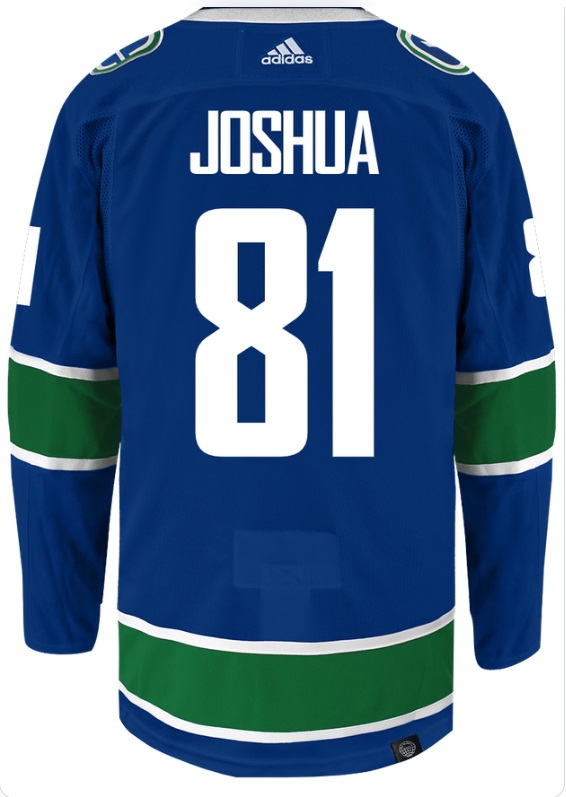 Vancouver Canucks 81 Dakota Joshua Blue Adidas Jersey Dzhi->vancouver canucks->NHL Jersey